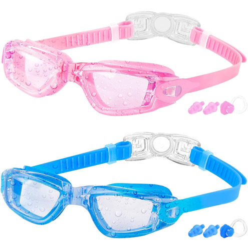 Gafas De Natación Unisex Cooloo X2u Rosa Y Azul1