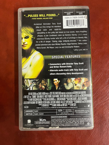 Domino (umd Video Para Psp (no Dvd) (Usado)