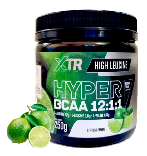 Bcaa Em Pó Hyper Concentrado 12.1.1  250g Xtr 8400mg P/ Dose