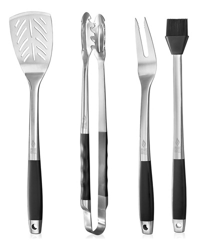 Jgo 4 Utensilios Para Barbacoa De Acero Inoxidable Accesorio