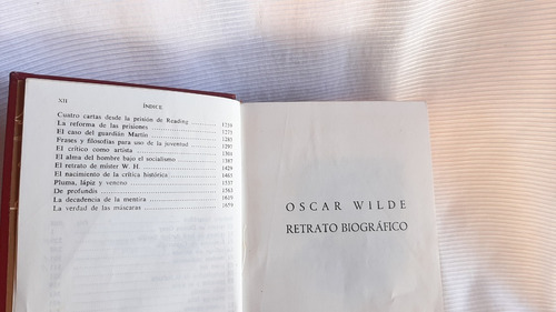 Imagen 4 de 8 de Obras Inmortales Oscar Wilde Edaf Tapa Dura