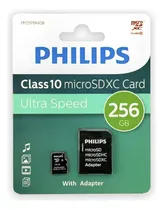 Comprar Tarjeta De Memoria Philips Micro Sd 256gb Clase 10