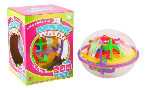 Cubo Laberinto Esfera 3d Destreza Regalo De Juguet