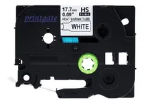 Comprar Cinta Termocontraible Hs241 17.7mm Negro Sobre Blanco - Para Rotuladoras Brother P-touch H100 Y Más!