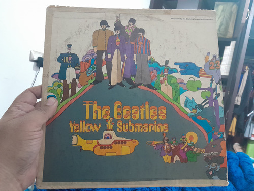 Lp Beatles Yellow Submarine En Acetato,long Play