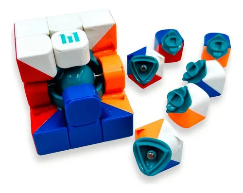 Cubo Mágico MOYU Huameng YS3M Maglev Ball Core UV Cor Da Cubo Mágico MOYU Huameng YS3M Maglev Ball Core UV Cor Da