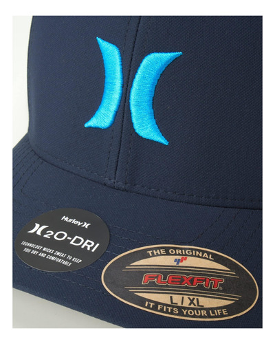 Hurley Bohemian Para Hombre, Azul Universitario, Talla Peque