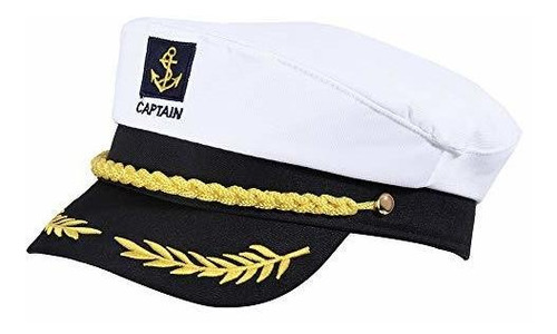 Capitán Hat Nautical Hat Adjustable Capitán Hat Yacht Dbrcg