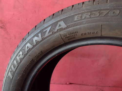 Pneu 215 55 Aro 17 Bridgestone Turanza Er370 Usado Meia Vida V (Usado)