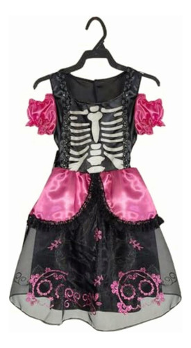 Source Disfraz Infantil, Catrinas, Catrina Fucsia, Modelo
