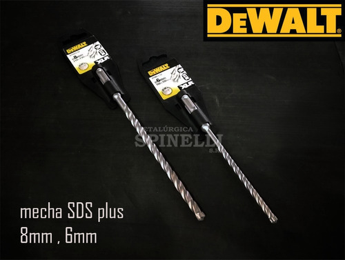 Mecha Dewalt 8mm Sds Plus Xlr Rotomartillo Hormigon Metal  