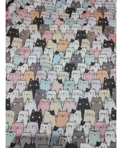 Funda Para Carpeta N°3 (estampado) Gatitos
