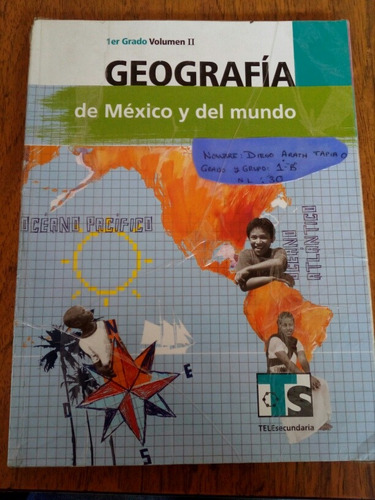Geografía De México Y Del Mundo 1er Grado Volumen Ll