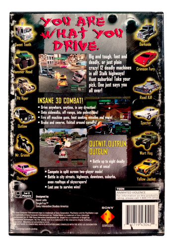 Twisted Metal 1 Play Station Ps1 (Reacondicionado)