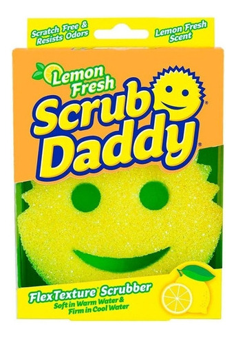 Fibra Esponja Para Trastes Scrub Daddy Lemon Fresh 1 Pza