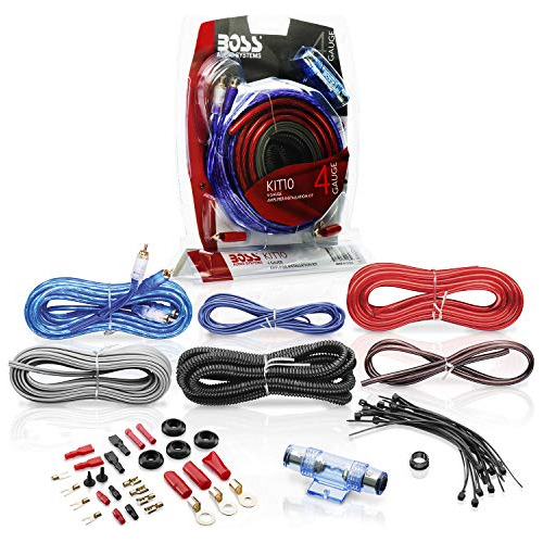 Kit10 4 Gauge Amplifier Installation Wiring Kit Car Amp...