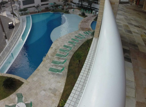 Imagem 21 de 30 de Apartamento Frente Mar Mobiliado Com 3 Dormitórios À Venda, 92 M² Por R$ 890.000 - Vila Guilhermina - Praia Grande/sp - Ap3270