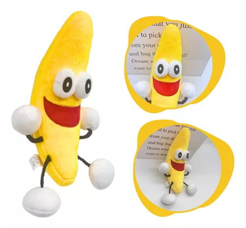 Pelúcia Banana Do Roblox Jogo Shovelwares Brain Game