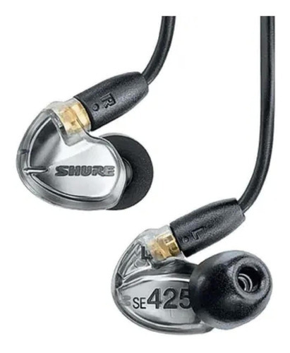 Shure Se425 Auricular In Ear De 2 Vías Con Cable Removible Color Plateado Color de la luz Ninguna