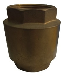 Válvula Check De 1 Pulgada Fabricada En Bronce