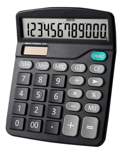 Calculadora Home For Lcd Office Solar Business 12 Dígitos Ba