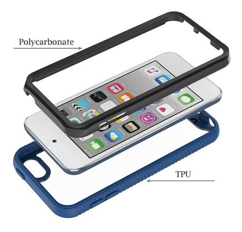 Imagen 2 de 10 de Funda Compatible iPod Touch Gen 5 - 6 - 7 - Premium Colores