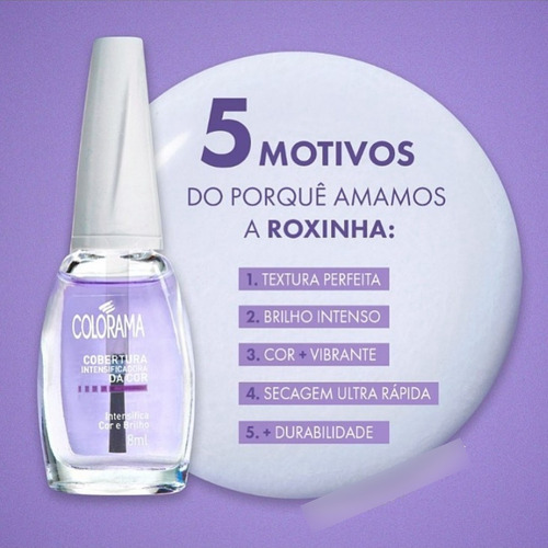 Imagem 2 de 6 de Extra Brilho Colorama Roxinho Intensificador De Cor