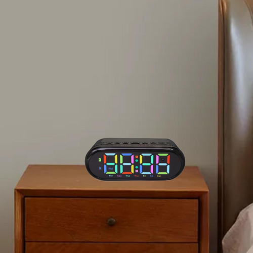 Reloj Despertador Digital Led, Reloj De Mesa, Pantalla