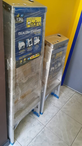 Escalera De Aluminio Tijera 3 Tramos Aladino