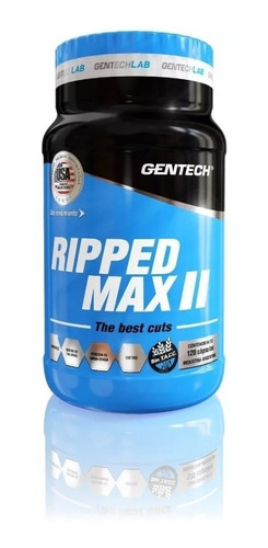 Gentech Ripped Max Ii New 120 Cap Quemador Grasa Suplemento