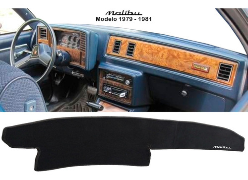 Cubretablero Bordado Chevrolet Malibu Modelo 1979