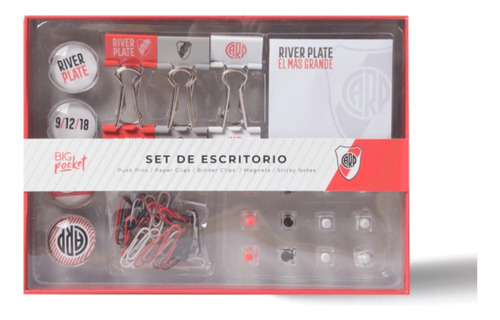 Set De Escritorio River Plate Big Pocket Ppr