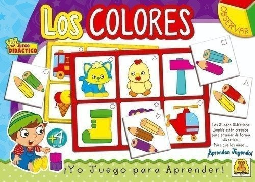 Juego De Mesa Educativo Los Colores Implas