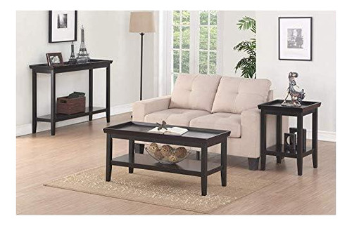 Mesa Concepts Ledgewood En Negro, Diseño Moderno