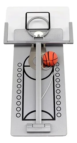Juego De Mesa De Baloncesto Portátil Con Marcador – Tablero De Escritorio Con Aro Y Pelota – Juguete Educativo Interactivo Para Niños Y Adultos – Tamaños S (Individual) Y L (Doble) – Ideal Para Familia