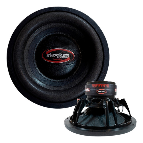 Alto Falante Subwoofer Shocker 12  Twister 750w Rms 2+2 Ohms