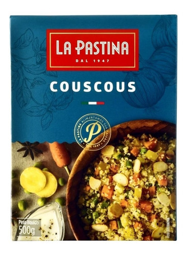 Couscous La Pastina 500g Produto Italiano Cuscus Marroquino