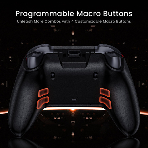 Wireless Gaming Controller Gusgu G7 W/ Interactive Screen