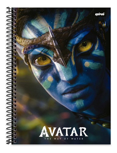 Caderno Universitário Capa Dura 1x1 80 Folhas Avatar