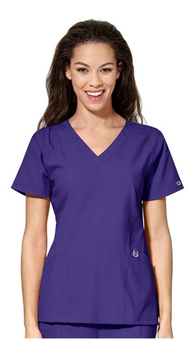 Polera Mujer Wonderwink - Morada - Uniformes Clínicos