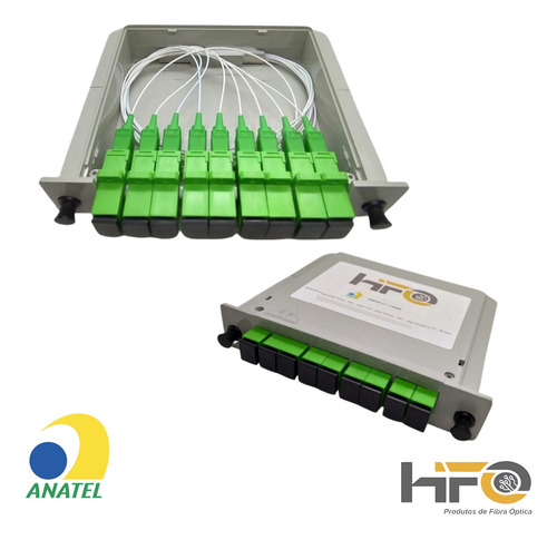 Splitter Box Cassete Modular 1x8 Apc Splitter Hfo - 10 Un