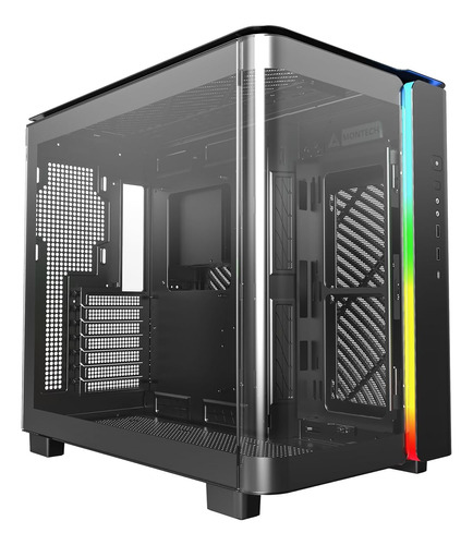 King 95 Atx Mid Tower Funda Para Juegos De Pc De Doble Camar