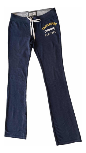 Pants Afelpado Azul Abercrombie & Fitch