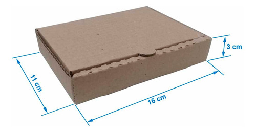 Caixa De Papelão Correio Pac Mini Envio 16x11x3cm Kit 500 Un