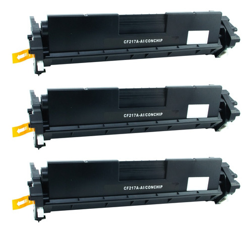 3 Pza Cf217a Toner Nuevo 17a Compatible Con Laserjet Pro