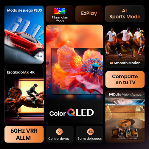 Pantalla 43 Vidaa, Hisense, 43qd6qv, Smart Tv