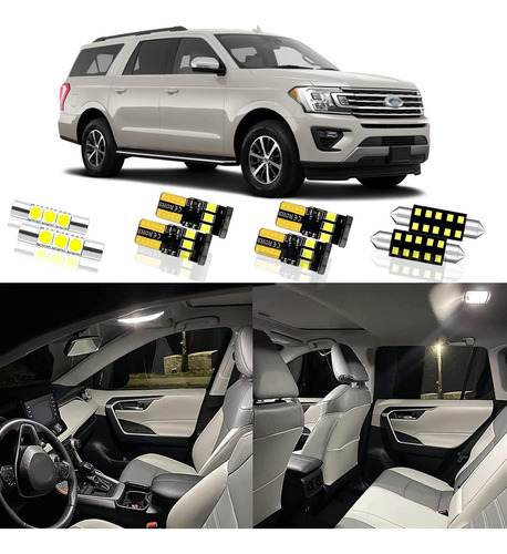 Pinihed 12 Luces Led Interiores Para Ford Expedition 2015 20