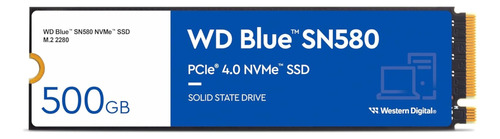 Disco Sólido Ssd Nvme M.2 500gb Western Digital Blue Sn580