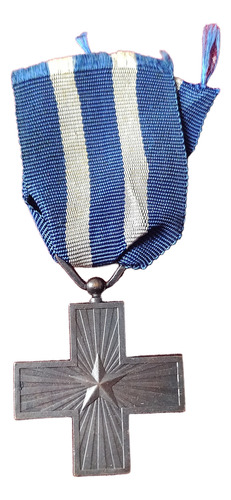 Italia Primera Guerra Mundial 1914 -1918, Cruz Merito Guerra (Usado)