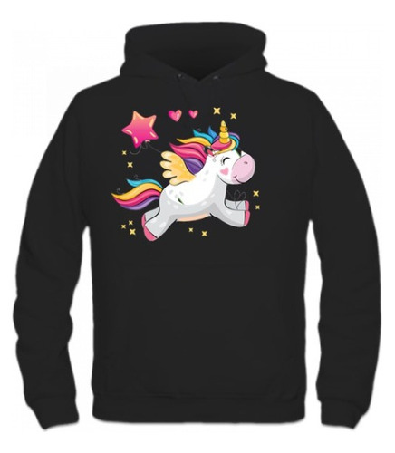 Poleron De Niña Personalizado De Unicornio 